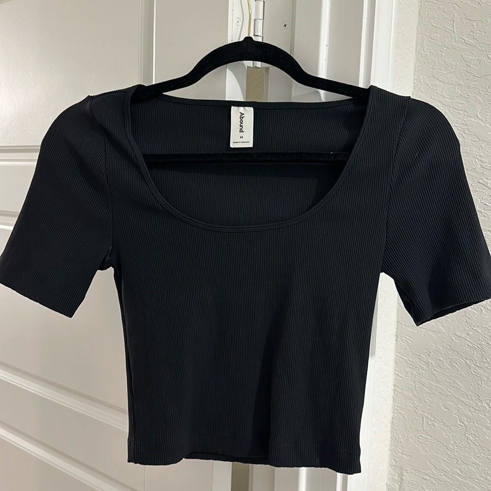 Black Crop Top